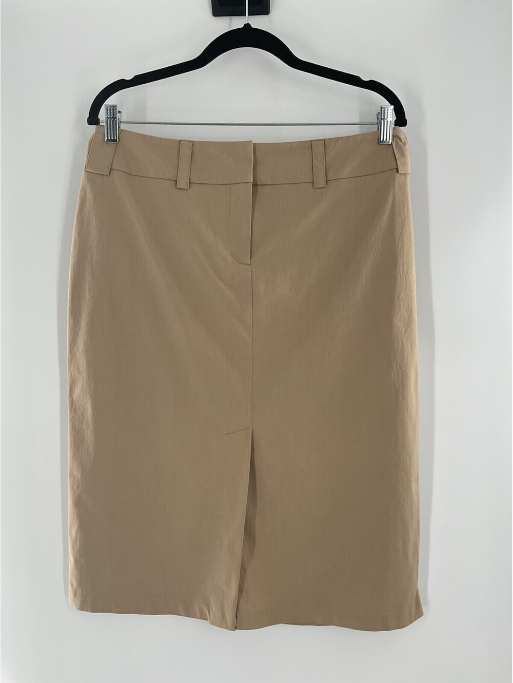 New York & Companies Stretch Women’s Size 10 Light Brown Skirt Knee Lengths 121